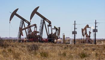 Oil from the Permian Basin being pumped in Hobbs, New Mexico (Jim West/imageBROKER/Shutterstock)