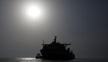 Oil tanker moored off the Yemen coast (YAHYA ARHAB/EPA-EFE/Shutterstock)
