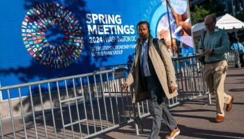 World Bank/IMF spring meetings, April 2024 (Shawn Thew/EPA-EFE/Shutterstock)