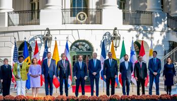 Western Hemisphere leaders at last year’s Americas Partnership for Economic Prosperity summit  (Shawn Thew/UPI/Shutterstock)