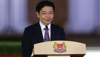 Prime Minister Lawrence Wong at his swearing-in ceremony on May 15 (Edgar Su/Pool/EPA-EFE/Shutterstock)