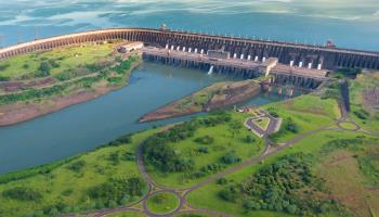 The Itaipu hydroelectric dam (Jose Luis Stephens/Shutterstock)
