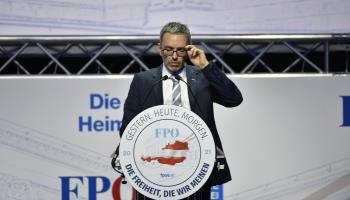 Herbert Kickl, leader of Austria’s far-right Freedom Party (Daniel Novotny/EPA-EFE/Shutterstock)