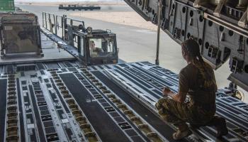 US troops at Al-Udeid Air Base, Qatar (US Air Force/ZUMA Press Wire Service/Shutterstock)
