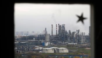 Gazpromneft's MNPZ Moscow Petroleum Refinery in Moscow, Russia (Maxim Shipenkov/EPA-EFE/Shutterstock)