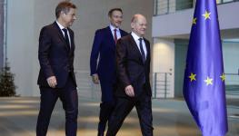 German Chancellor Olaf Scholz (centre) (snapshot/Future Image/B Elmenthaler/Shutterstock)