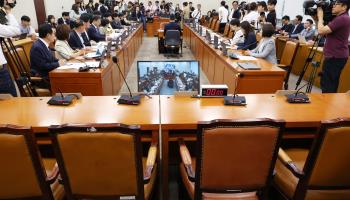 People Power Party lawmakers continue their boycott of parliamentary sessions in protest against the Democratic Party of Korea’s unilateral selection of key posts (YONHAP/EPA-EFE/Shutterstock)