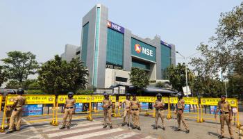 The National Stock Exchange in Mumbai (Divyakant Solanki/EPA-EFE/Shutterstock)