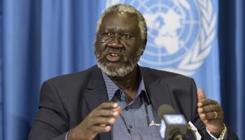 Former SPLM-N Chairman Malik Agar (Martial Trezzini/EPA/Shutterstock)