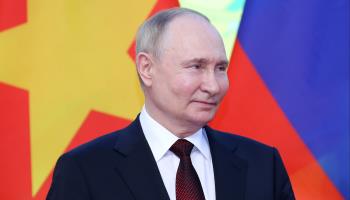 Russian President Vladmir Putin in Vietnam on June 20 (Luong Thai Linh/EPA-EFE/Shutterstock)


