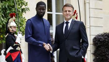 President Bassirou Diomaye Faye meets French President Emmanuel Macron in Paris, June 2024 (Andre Pain/EPA-EFE/Shutterstock)