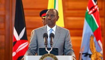 President William Ruto addresses the nation following the June 25 protests, June 25, 2024 (Daniel Irungu/EPA-EFE/Shutterstock)