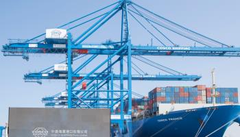 COSCO Shipping Ports Limited Khalifa Port, United Arab Emirates (Xinhua/Shutterstock)