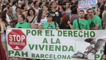 Anti-tourism protest in Barcelona (Toni Albir/EPA-EFE/Shutterstock)