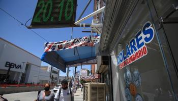 An exchange house in Ciudad Juarez, Mexico (LUIS TORRES/EPA-EFE/Shutterstock)