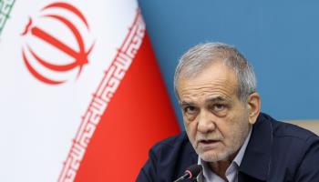 President Masoud Pezeshkian, Tehran, August 3, 2024 (Iranian Presidency/ZUMA Press Wire/Shutterstock)