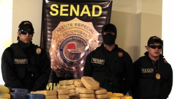 Cocaine seized by SENAD in Asuncion (Andres Cristaldo/EPA/Shutterstock)