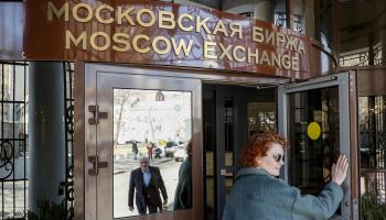 The Moscow Exchange was hit with US sanctions in June 2024 (Yuri Kochetkov/EPA-EFE/Shutterstock)