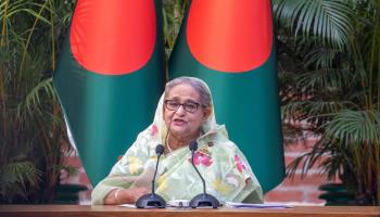 Former Prime Minister Sheikh Hasina (Monirul Alam/EPA-EFE/Shutterstock)