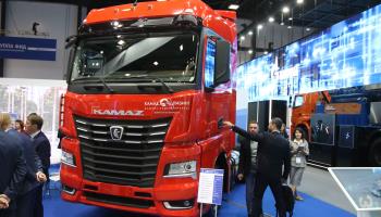 Kamaz Truck at the St. Petersburg International Gas Forum (Maksim Konstantinov/SOPA Images/Shutterstock)