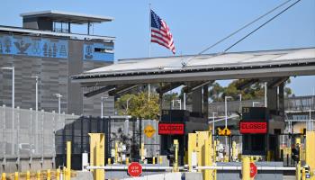 The US San Ysidro Port of Entry border crossing from Tijuana, Mexico, July 18, 2024 (Carlos A Moreno/ZUMA Press Wire/Shutterstock)