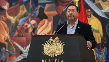 Bolivian President Luis Arce (Luis Gandarillas/EPA-EFE/Shutterstock)