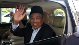 Former premier Muhyiddin Yassin leaving court late last month after pleading not guilty to sedition (Fazry Ismail/EPA-EFE/Shutterstock)