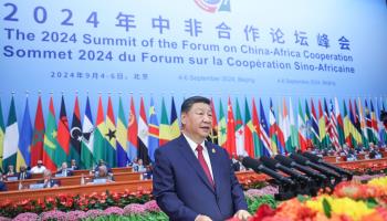 President Xi Jinping delivers the keynote address at the Forum on China-Africa Cooperation, September 5, 2024 (Xinhua/Shutterstock)