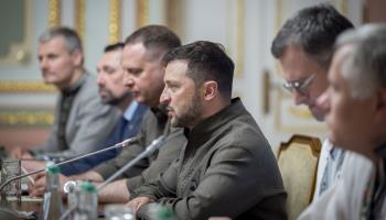 President Zelensky carried out a far-reaching government reshuffle (Ukraine Presidency/Ukrainian Pre/Planet Pix via ZUMA Press Wire/Shutterstock)