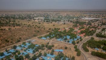 Aerial view of Maiduguri, capital of Borno State, November 2021 (Sally Hayden/SOPA Images/Shutterstock)