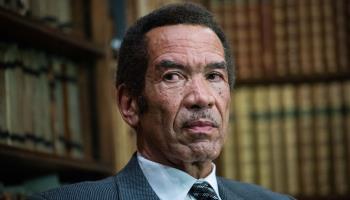 Former President Ian Khama (The Oxford Union/Shutterstock)