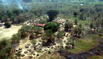 A village in Yambio County, Western Equatoria (Khaled El Fiqi/EPA/Shutterstock)

