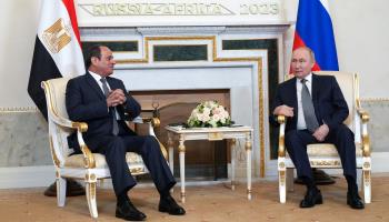 Russian President Vladimir Putin and Egyptian President Abdel Fattah El-Sisi (APAImages/Shutterstock)