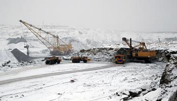 Coal mining at the Vostsibugol open pit coal mine near the Siberian town of Tulun, Russia (Maxim Shipenkov/EPA-EFE/Shutterstock)