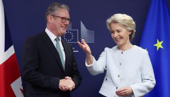 UK Prime Minister Keir Starmer (left) and European Commission President Ursula von der Leyen (right) (Olivier Hoslet/EPA-EFE/Shutterstock)