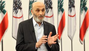 Leader of the Christian Lebanese Forces Samir Geagea (Joseph Eid/AFP via GettyImages)