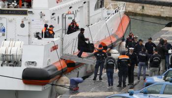 Migrants are returned to Italy from repatriation centre in Gjader, Albania  (Donato Fasano/EPA-EFE/Shutterstock)