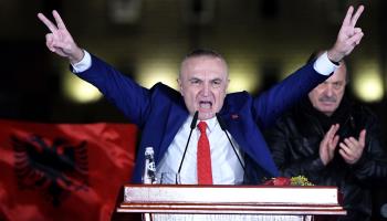 Freedom Party leader and former President Ilir Meta (Gent Shkullaku/AFP/Getty Images)