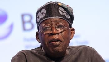 President Bola Tinubu speaks at the G20 Investment Summit, Berlin, November 2023 (Sean Gallup/Getty Images)

