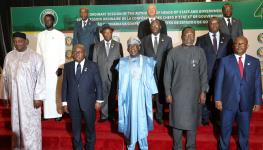 West African heads of state and senior officials meet at the ECOWAS summit, Abuja, Nigeria, July 2024 (Kola Sulaimon/AFP via Getty Images)
