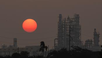 A view of Pemex’s Olmeca oil refinery in Tabasco (Yuri Cortez/AFP via Getty Images)
