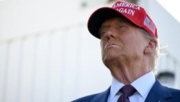 President-elect Donald Trump watches a test fight of the SpaceX Starship rocket, Texas, November 19, 2024 (Brandon Bell/AFP/Getty Images)

