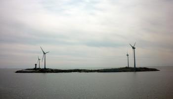 Wind turbines at the island of Mariahamn between Sweden and Finland (Olivier Morin/AFP/Getty Images)