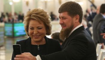 Chechen leader Ramzan Kadyrov increased his visits to Moscow in 2024 (Mikhail Svetlov/Getty Images)