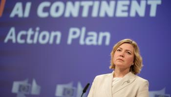 EU Executive Vice-President for Tech Sovereignty, Security and Democracy Henna Maria Virkkunen at the AI Continent Action Plan unveiling (Thierry Monasse/Getty Images)