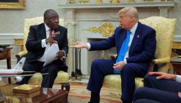 President Donald Trump and President Cyril Ramaphosa meet at the White House, May 21, 2025 (Chip Somodevilla/Getty Images)