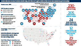 Democrats face an unfavourable Senate map, but will look to gain control of the House and numerous governorships