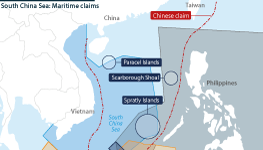 Flashpoints and competing claims in the South China Sea