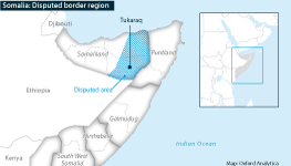 Disputed border region between Somaliland and Puntland