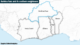Jihadists based in Burkina Faso increasingly threaten the northern borderlands of its coastal neighbours